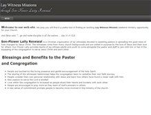 Tablet Screenshot of laywitnessmission.org